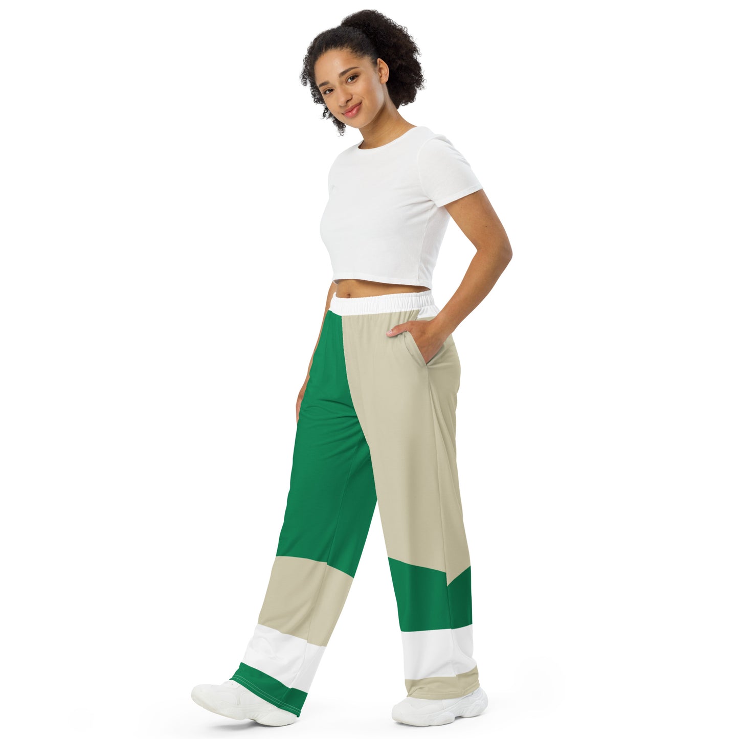 DUH Gallery Selah All-over print wide-leg pants