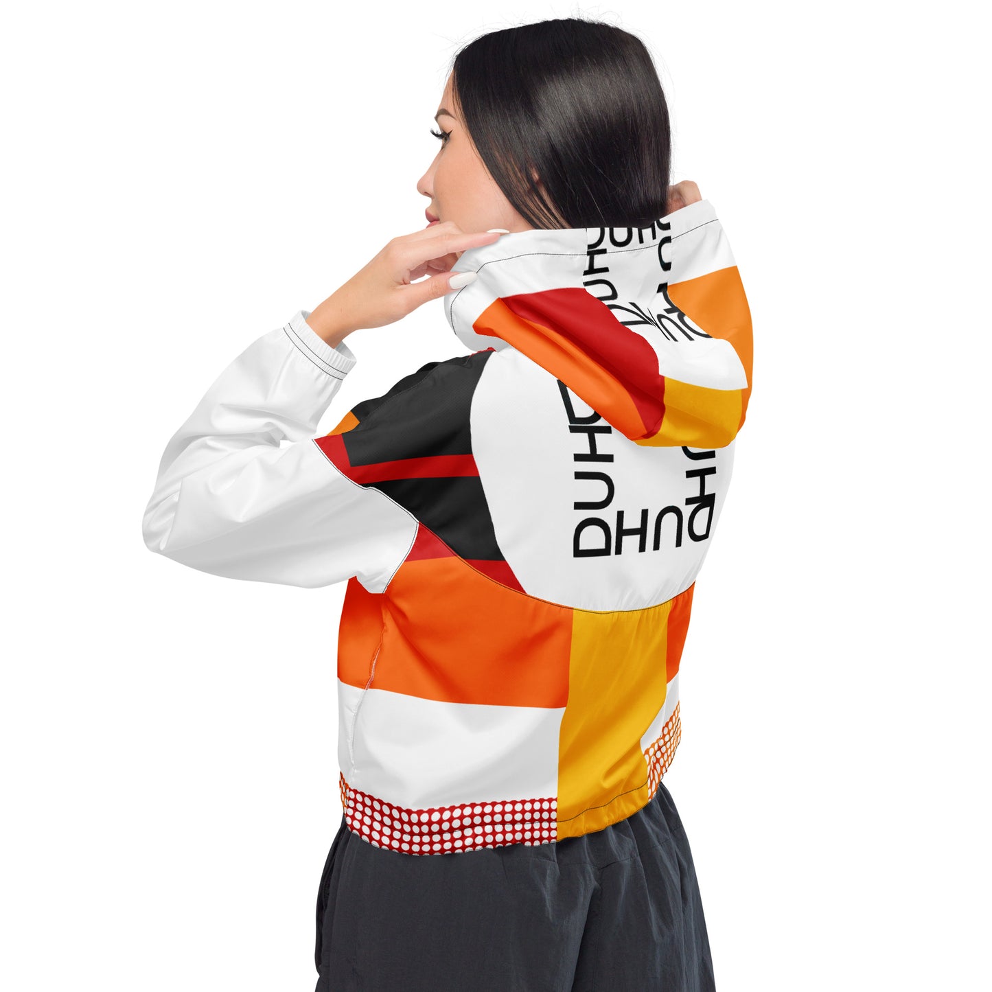 10 So Orange A Women’s cropped windbreaker