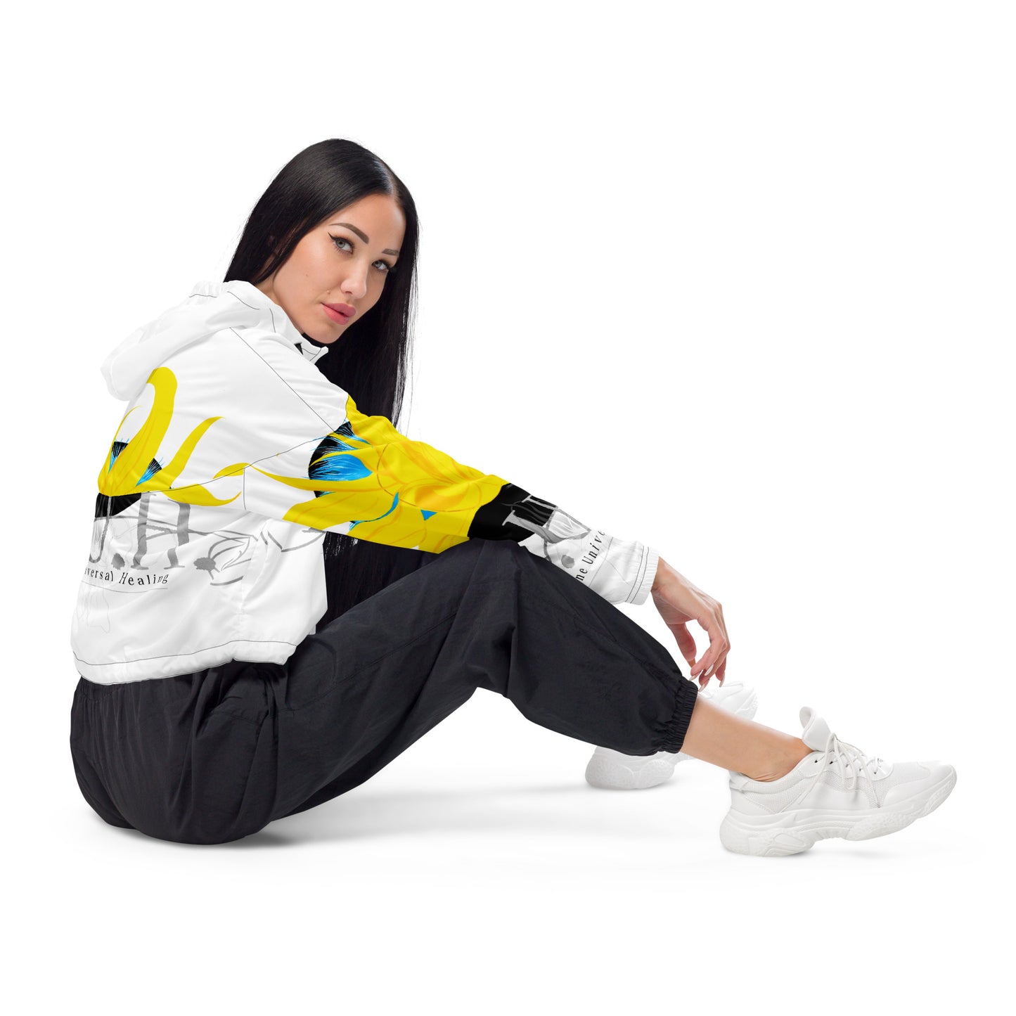 So Yellow 3 Women’s cropped windbreaker