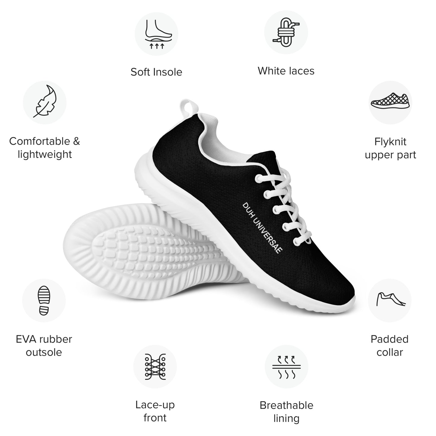 1 B/W Men’s athletic shoes
